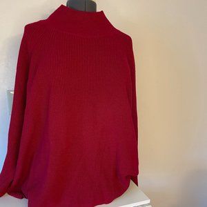 Eileen Fisher Red Cashmere Sweater